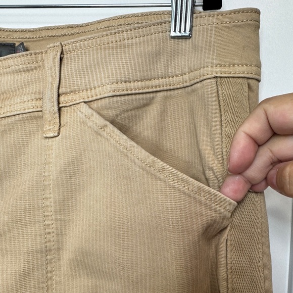 Torrid Thin Stripe Utility Pants Tan - Picture 6 of 9